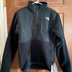 NWT North Face Denali fleece jacket - black - mens S